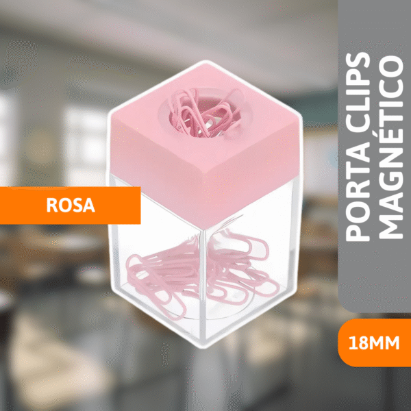 Porta Clips Magnético 18mm Rosa - VMP - Imagem 2