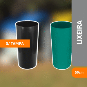 Lixeira Plast 50cm S/ Tampa - JSN