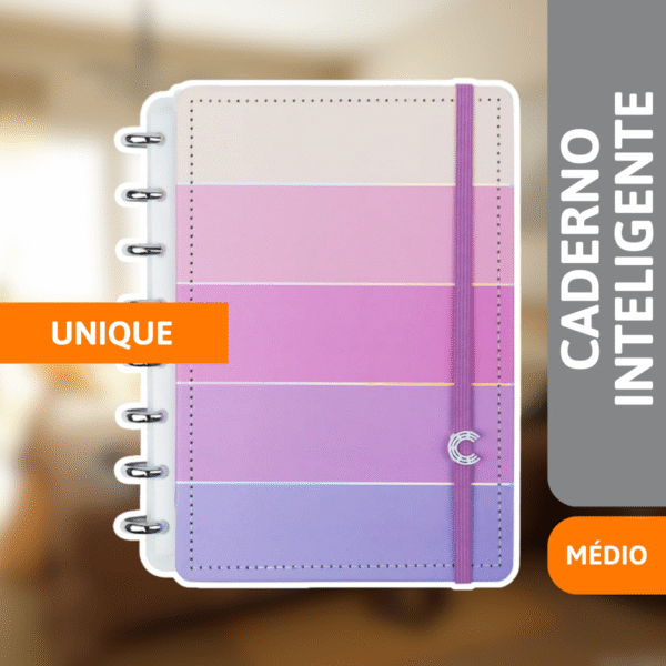 Caderno Inteligente Unique By Cacau Médio - NOVITATE - Imagem 2