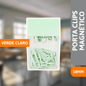 Porta Clips Magnético 18mm Verde Claro - VMP
