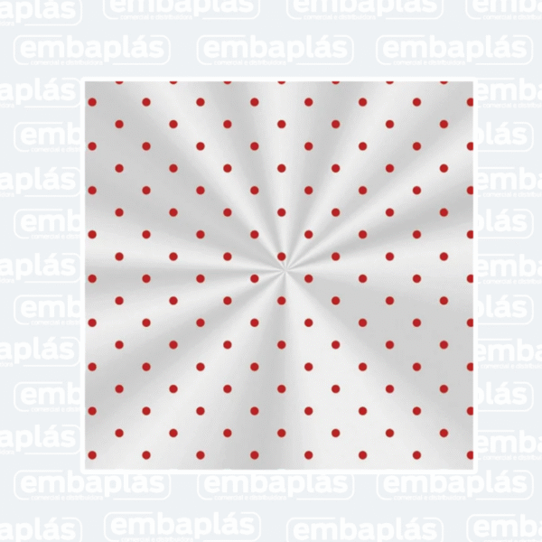 Saco Celofane Bolinha Vermelha 15x22 - VMP