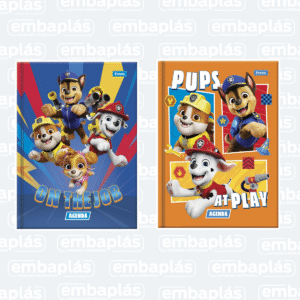 Caderno Brochura Capa Dura 1/4 48 Folhas Patrulha Canina - FORONI