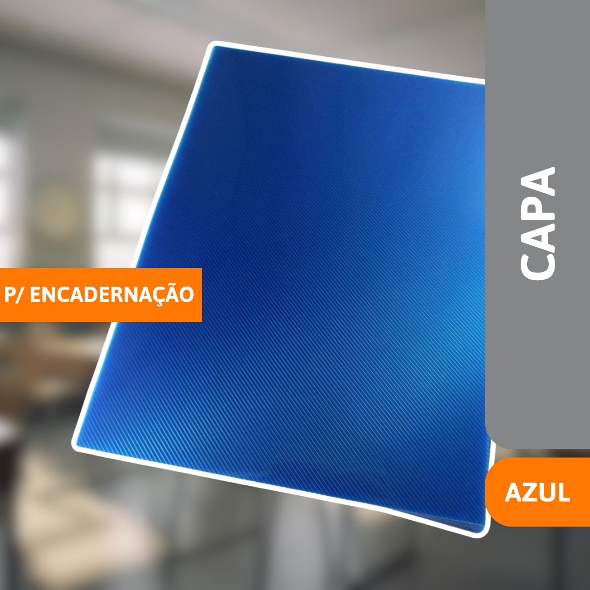 Capa P/ Encadernação Azul - ACP - Imagem 2