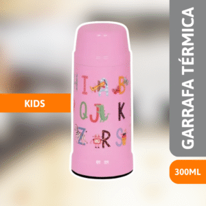 Garrafa Térmica Kids 300ml Algodão Doce - MOR