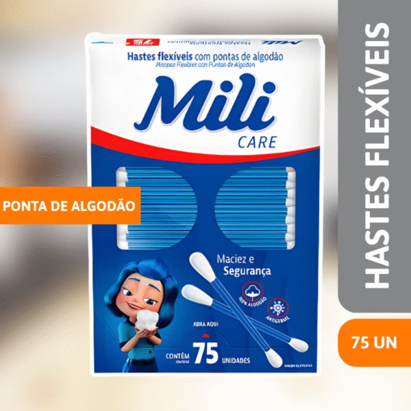 Hastes Flexíveis C/ 75 Un - MILI - Imagem 2