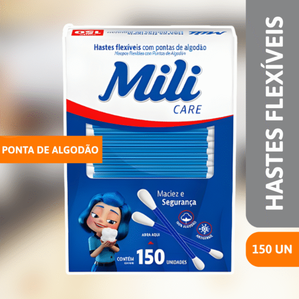 Hastes Flexíveis C/ 150 Un - MILI - Imagem 2