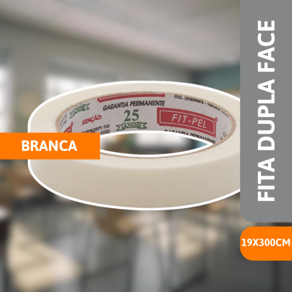 Fita Dupla Face 19mm x 30M - FIT PEL - Imagem 2