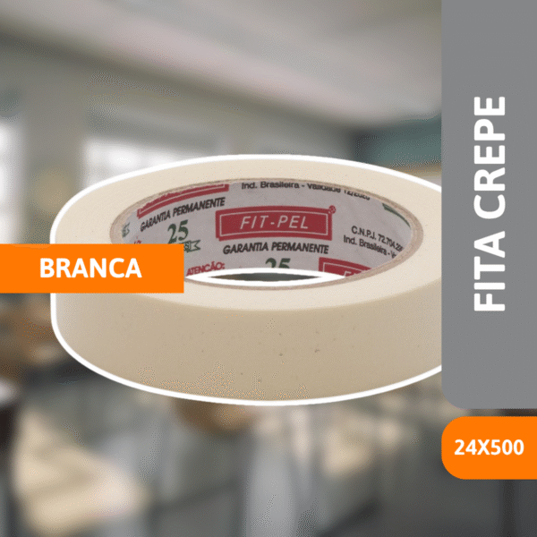Fita Crepe 24mm x 50M - FIT PEL - Imagem 2