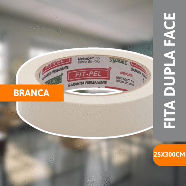 Fita Dupla Face 25mm x 30M - FIT PEL - Imagem 2