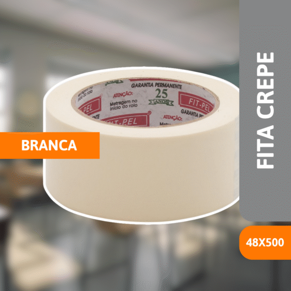 Fita Crepe 48mm x 50M - FIT PEL - Imagem 2