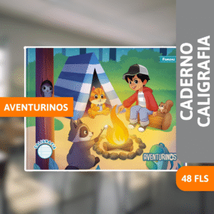 Caderno Caligrafia 48 Folhas Aventurinos - FORONI