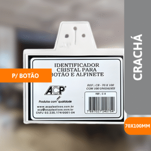 Crachá P/ Botão E Alfinete 70x100mm - ACP