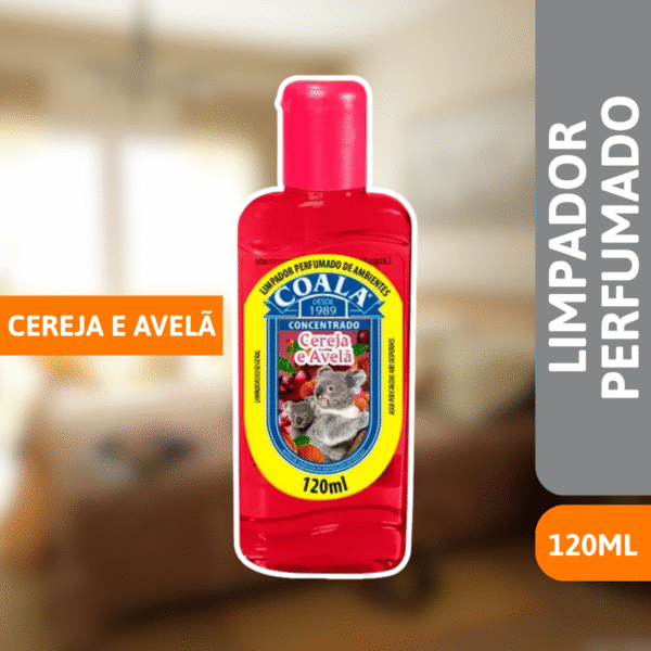 Limpador Perfumado De Ambiente Cereja E Avelã 120ml - COALA - Imagem 2