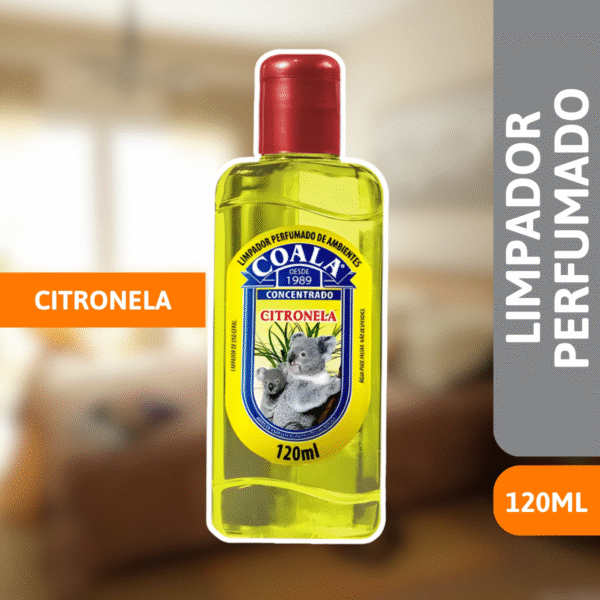 Limpador Perfumado De Ambiente Citronela 120ml - COALA - Imagem 2