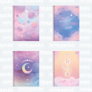 Caderno Universitário 10x1 160 Folhas Cosmos - FORONI