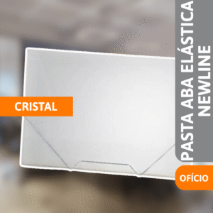 Pasta Aba Elástico Newline Ofício Cristal - ACP