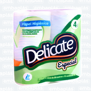 Papel Higiênico 4 x 30M Delicate Especial - FAMILIAR