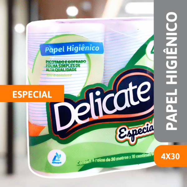 Papel Higiênico 4 x 30M Delicate Especial - FAMILIAR - Imagem 2