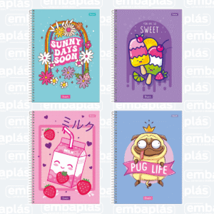 Caderno Universitário Capa Dura 10x1 Ever 160 Folhas - FORONI