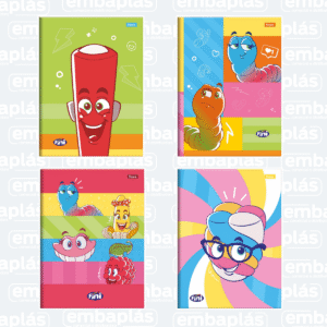 Caderno Brochura Capa Dura 80 Folhas Fini - FORONI