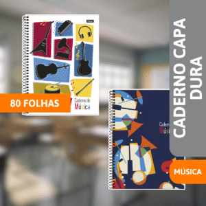 Caderno Musica 80 Folhas - FORONI