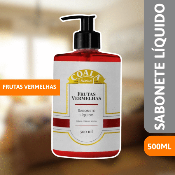 Sabonete Líquido Frutas Vermelhas 500ml - COALA - Imagem 2