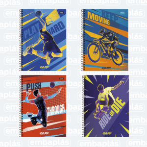 Caderno Universitário Capa Dura 10x1 Gapp 160 Folhas - FORONI