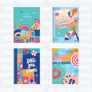 Caderno Universitário Capa Dura 10x1 High Feminino 160 Folhas - FORONI