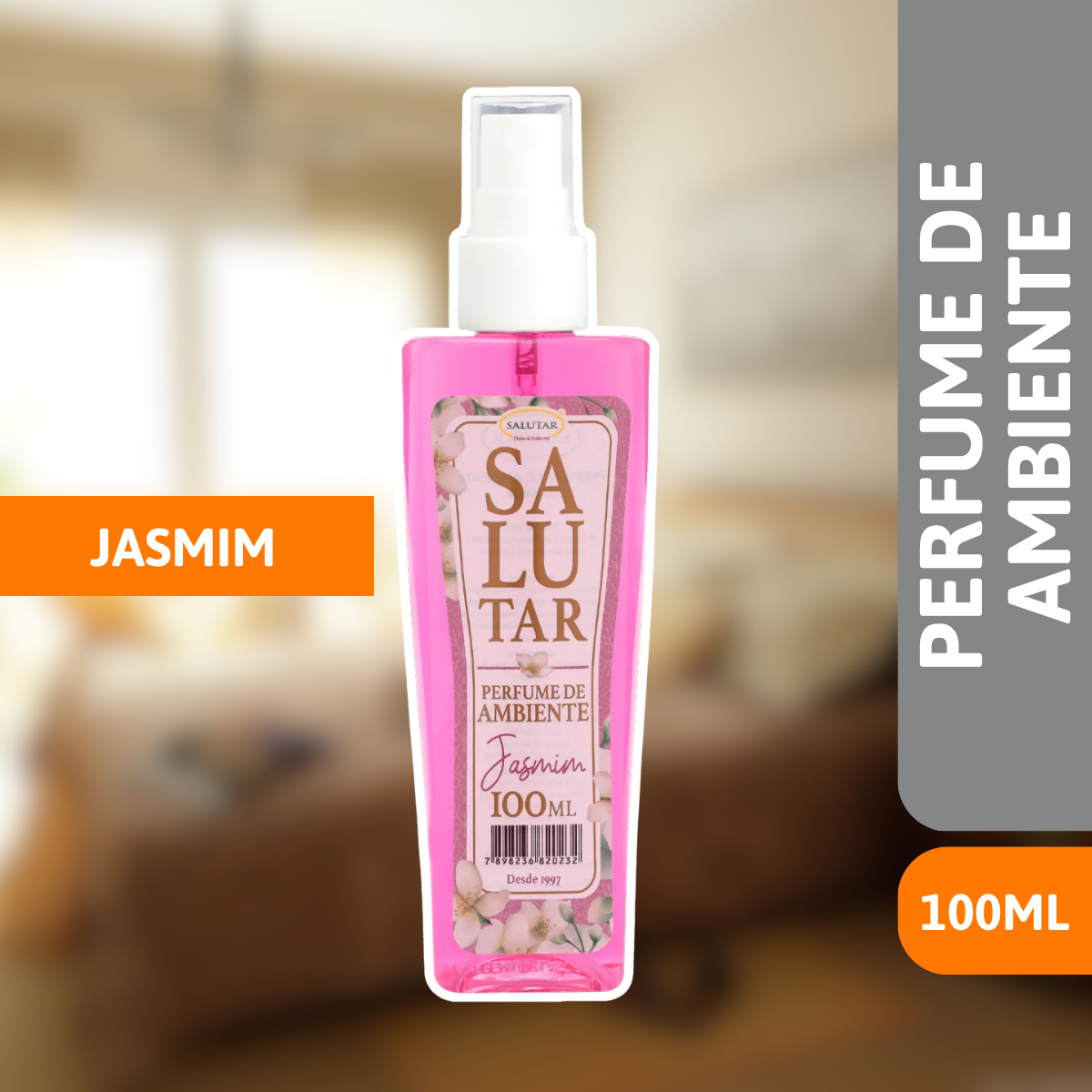 Perfume De Ambiente Jasmim 100ml Spray - SALUTAR - Imagem 2