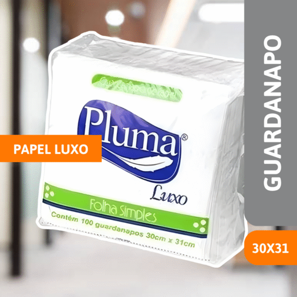 Guardanapo Pepel Luxo 30x31 Luxo C/ 1000 Un - PLUMA - Imagem 2