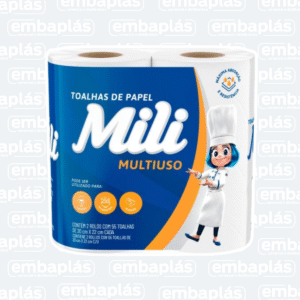 Papel Toalha C/ 2 Bobinas - MILI