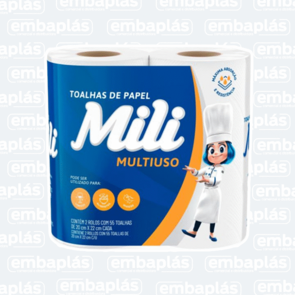 Papel Toalha C/ 2 Bobinas - MILI