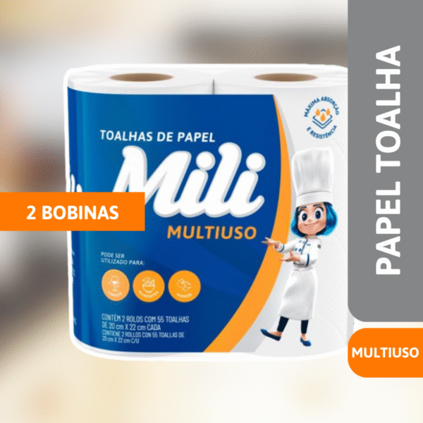 Papel Toalha C/ 2 Bobinas - MILI - Imagem 2