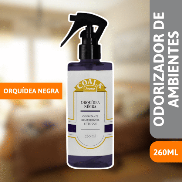 Odorizante De Ambiente E Tecidos Orquidea Negra 260ml - COALA - Imagem 2