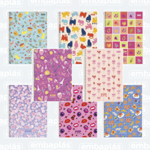 Caderno Universitário Capa Dura 15x1 Pop Collection - FORONI