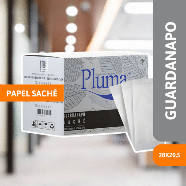 Guardanapo Papel Sache 18x20,5 - PLUMA - Imagem 2