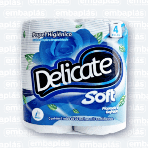 Papel Higiênico 4 x 30M Delicate Soft - FAMILIAR