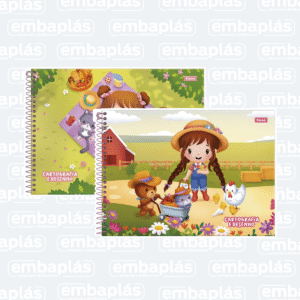 Caderno Cartografia Capa Dura 80 Folhas Ternuritas - FORONI