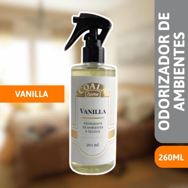 Odorizante De Ambiente E Tecidos Vanilla 260ml - COALA - Imagem 2