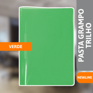 Pasta Grampo Trilho Newline Verde - ACP