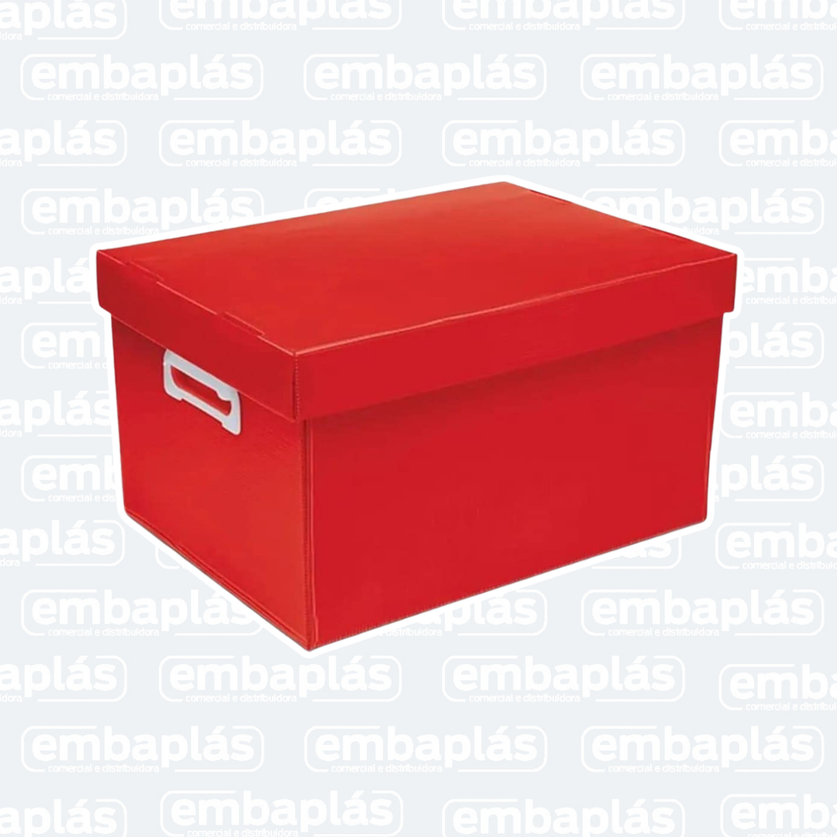 Caixa Organizadora Box G Vermelha - POLIBRAS