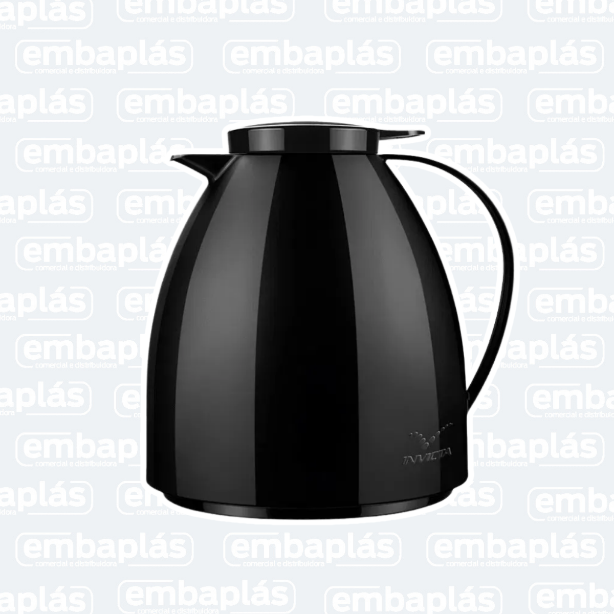 Bule Viena C/ Gatilho 400ml Preto - INVICTA