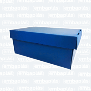 Caixa Organizadora Mini Azul - Polibras