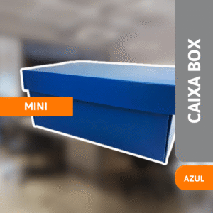 Caixa Organizadora Mini Azul - Polibras