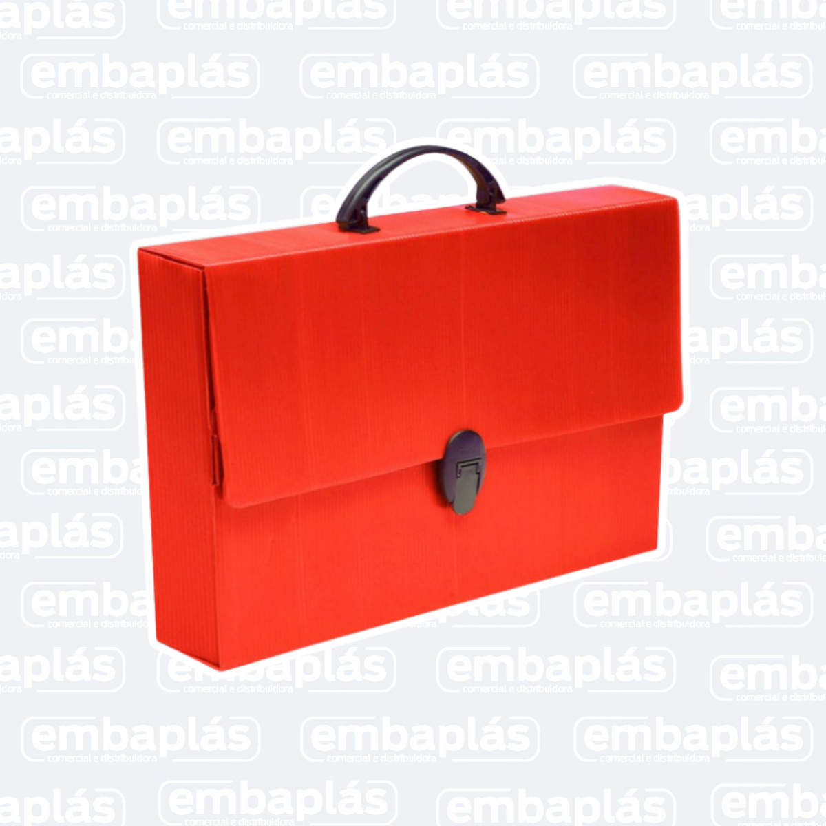 Maleta Polionda Com Alça Vermelho - POLIBRAS