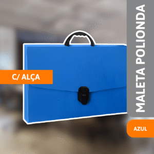 Maleta Polionda Com Alça Azul - POLIBRAS