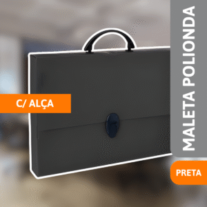 Maleta Polionda Com Alça Preta - POLIBRAS