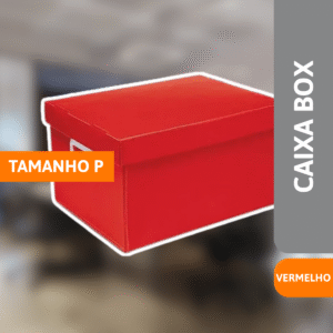 Caixa Organizadora Box P Vermelha - POLIBRAS