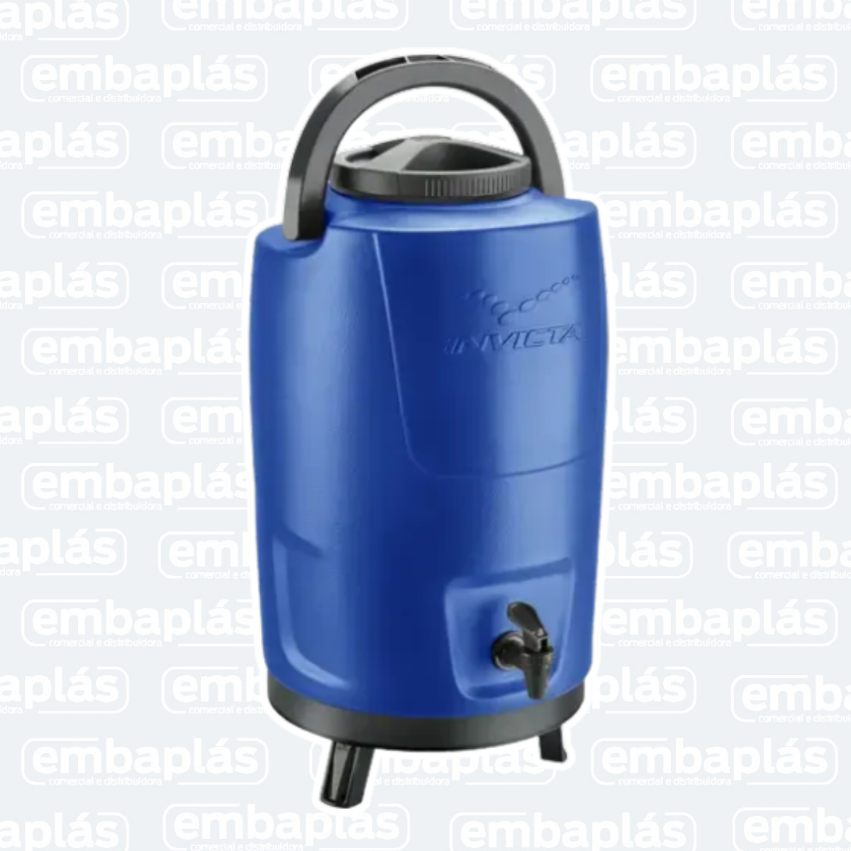 Recipiente Térmico 12 Litros Azul Tripé - INVICTA