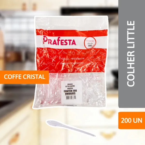 Colher Little Coffee Pct C/ 200 Un - PRAFESTA - Imagem 2